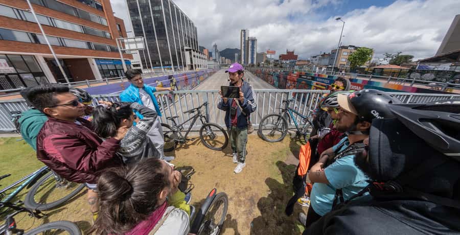Biking in Full Color: Urban Art Bike Tour - The coffee factory stop: a smart break mid-story
