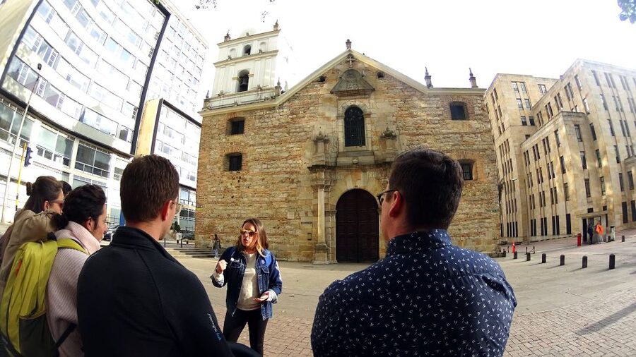 Bogota: La Candelaria Highlights Walking Tour - Chorro de Quevedo: where the neighborhood’s stories show up