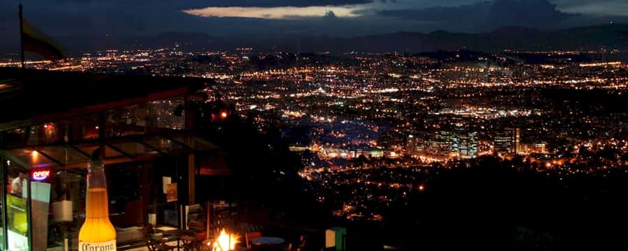 BOGOTA: Night Tour in Bogotá (Express) - Monserrate: The Classic Wide-Angle View at 3,152 Meters