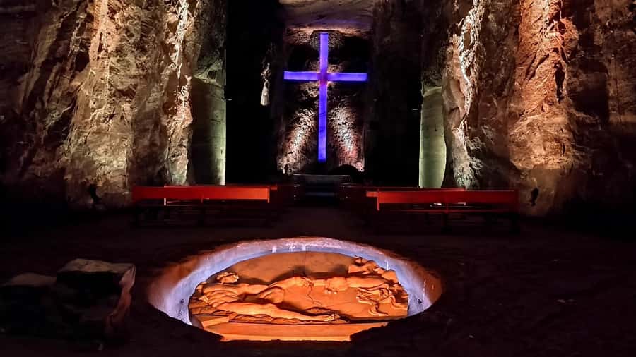 Discover Bogota-city tour and the Salt Cathedral in one day - Zipaquirá’s Salt Cathedral: a surreal underground visit