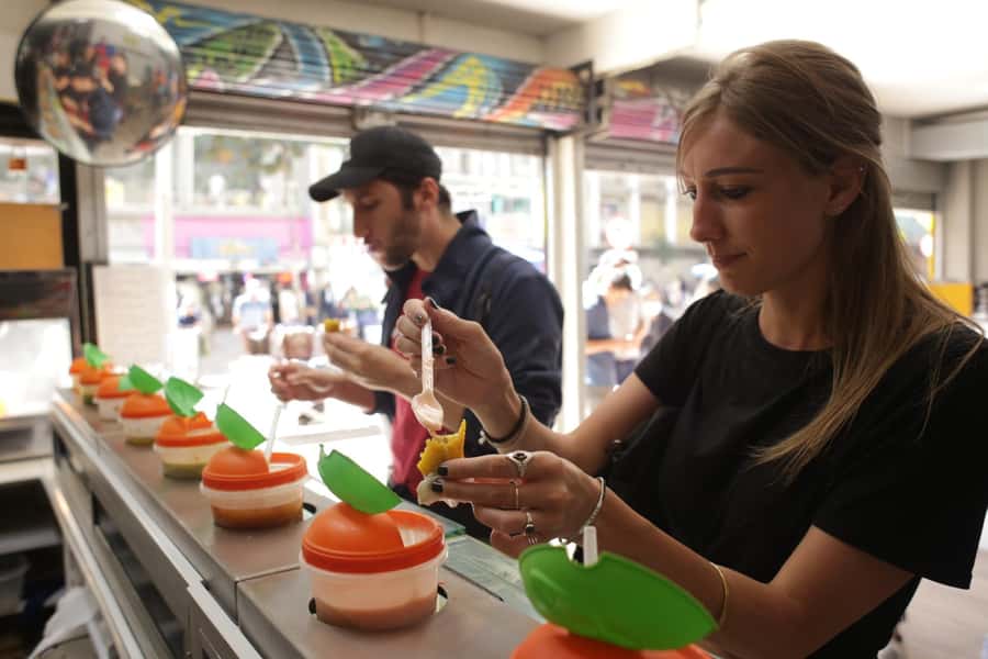 Shared Tour Bogota's Street Local Food - Meeting point and how the 7 km walking rhythm feels